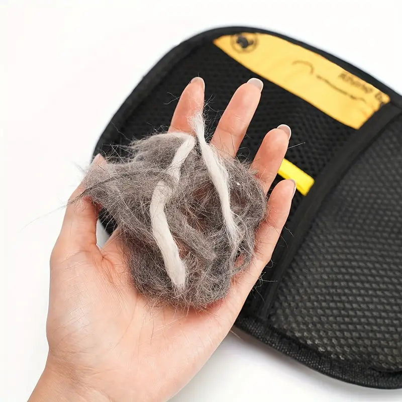 GroomyGlove – Antistatischer Handschuh zur Tierhaarentfernung | 1+2 GRATIS