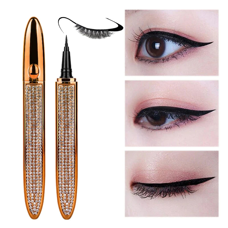 EyeFlex™ Selbstklebender Eyeliner-Stift - Kein Kleber oder Magnete erforderlich! (1+1 GRATIS)