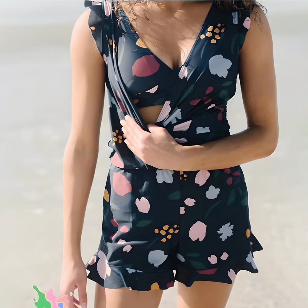 Schwimm-Strampler mit integriertem BH👙 Abnehmbarer BH-Cup