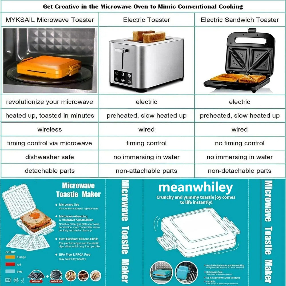 ToastLux® Mikrowellen-Toaster | 50% RABATT