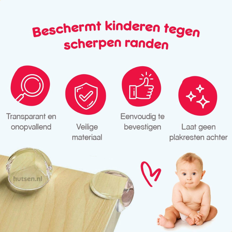 Safetycore™ - Wiederverwendbare Baby-Eckenschoner transparent | 50% RABATT