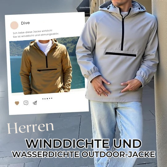 StormShield – Wetterfeste Outdoorjacke Herren | 50% RABATT
