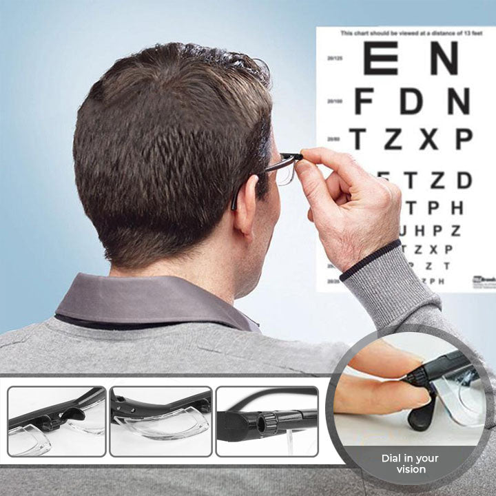 ViewEase™ - Die revolutionäre Brille mit verstellbaren Gläsern | 1+1 GRATIS