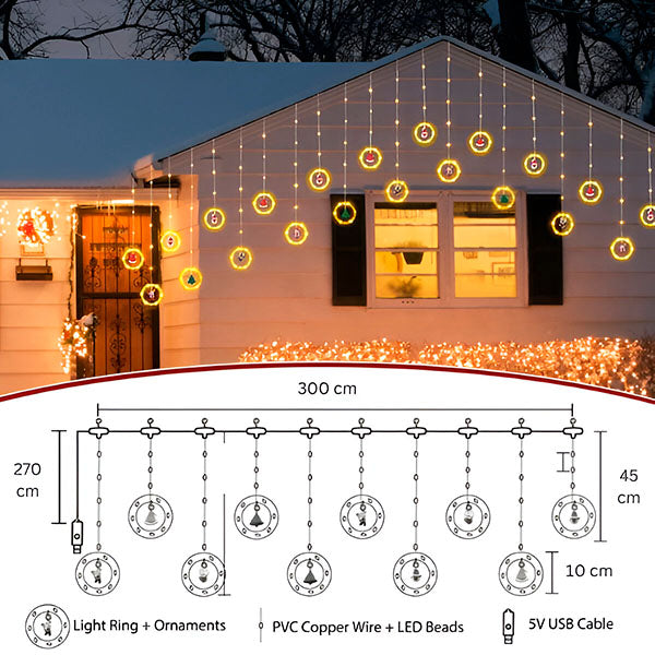 FestiveGlow – LED-Weihnachtslichter (3 m)