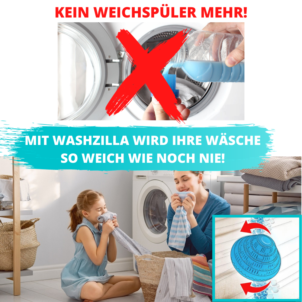 WashZilla™ Bio-Keramik-Wäschekugel | 50% RABATT