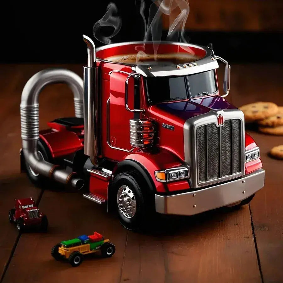 RoadBrew™ – Die Lkw-Tasse, die Kaffee heiß hält & Blicke auf sich zieht | 50% RABATT