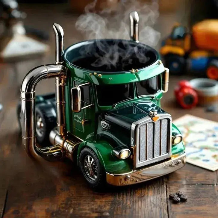 RoadBrew™ – Die Lkw-Tasse, die Kaffee heiß hält & Blicke auf sich zieht | 50% RABATT
