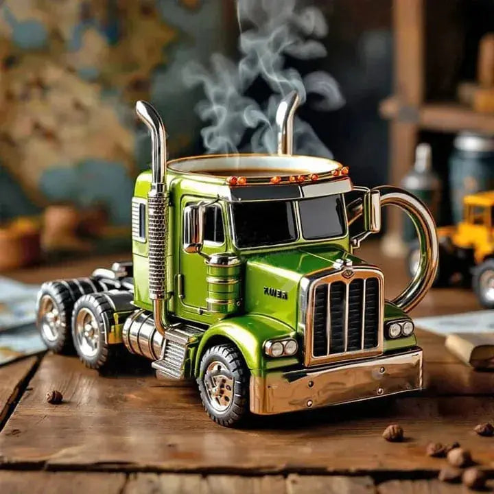 RoadBrew™ – Die Lkw-Tasse, die Kaffee heiß hält & Blicke auf sich zieht | 50% RABATT