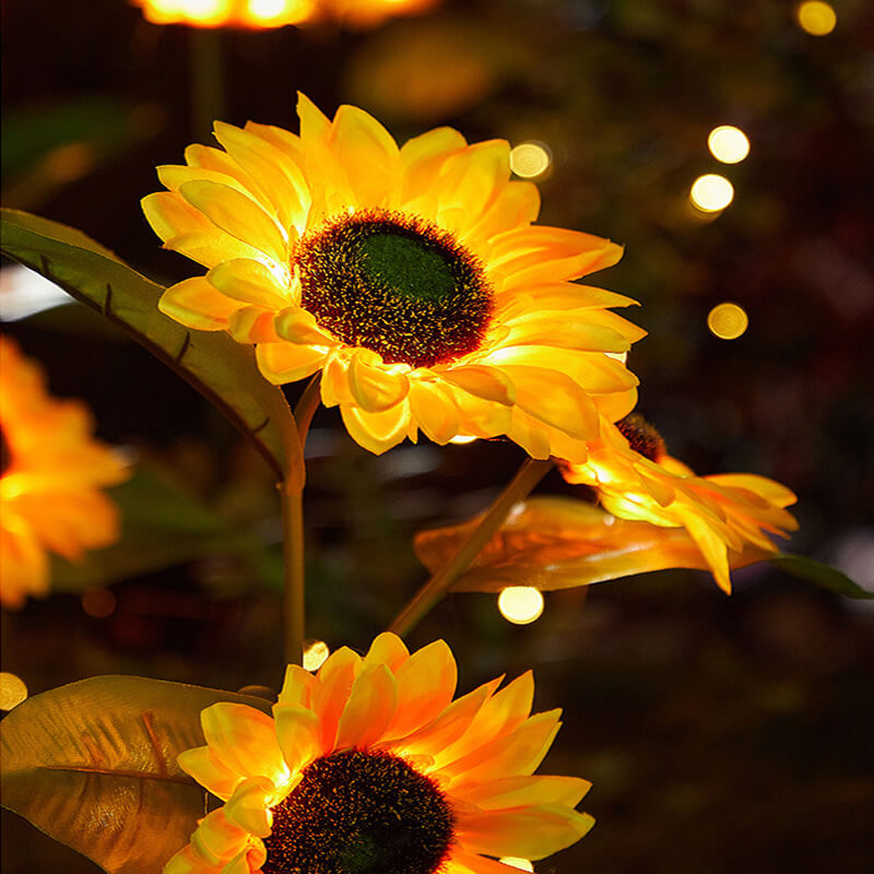 SunGlow™ Solar-Sonnenblumenlichter