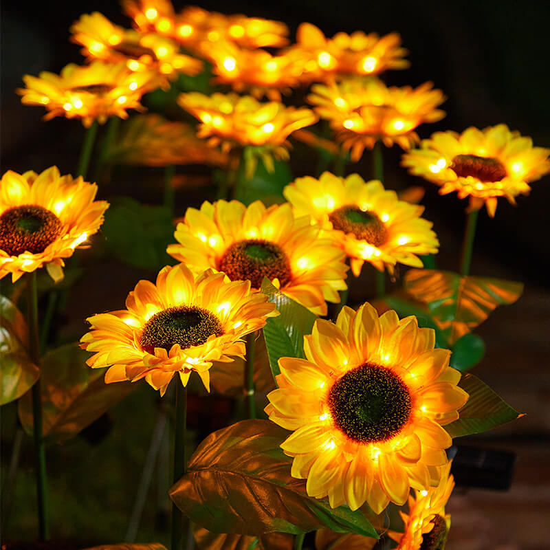 SunGlow™ Solar-Sonnenblumenlichter