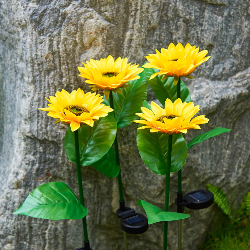 SunGlow™ Solar-Sonnenblumenlichter