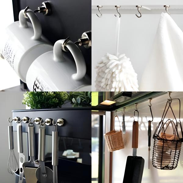 Magtasti – Superstarke Magnethaken (10 Stück) | 50% RABATT