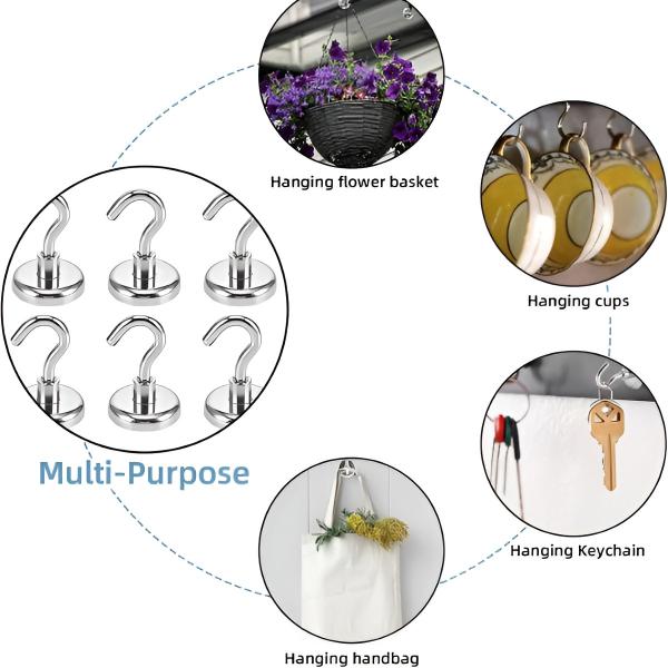 Magtasti – Superstarke Magnethaken (10 Stück) | 50% RABATT