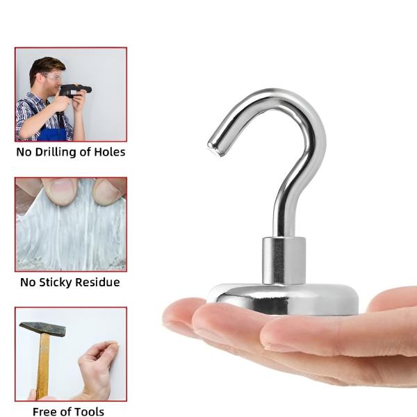 Magtasti – Superstarke Magnethaken (10 Stück) | 50% RABATT