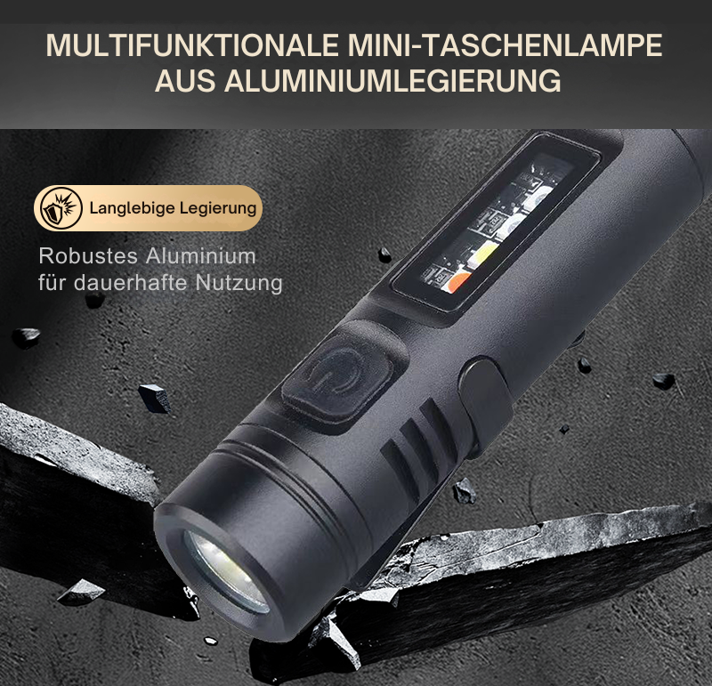 LightMate – Multifunktionale Mini-Taschenlampe | 1+1 GRATIS