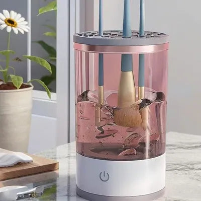 GlamClean™ – USB Elektrischer 3-in-1 Make-up-Pinselreiniger