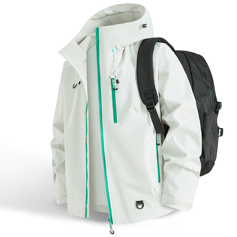 StormGuard – Wasserdichte Sportjacke mit Kapuze