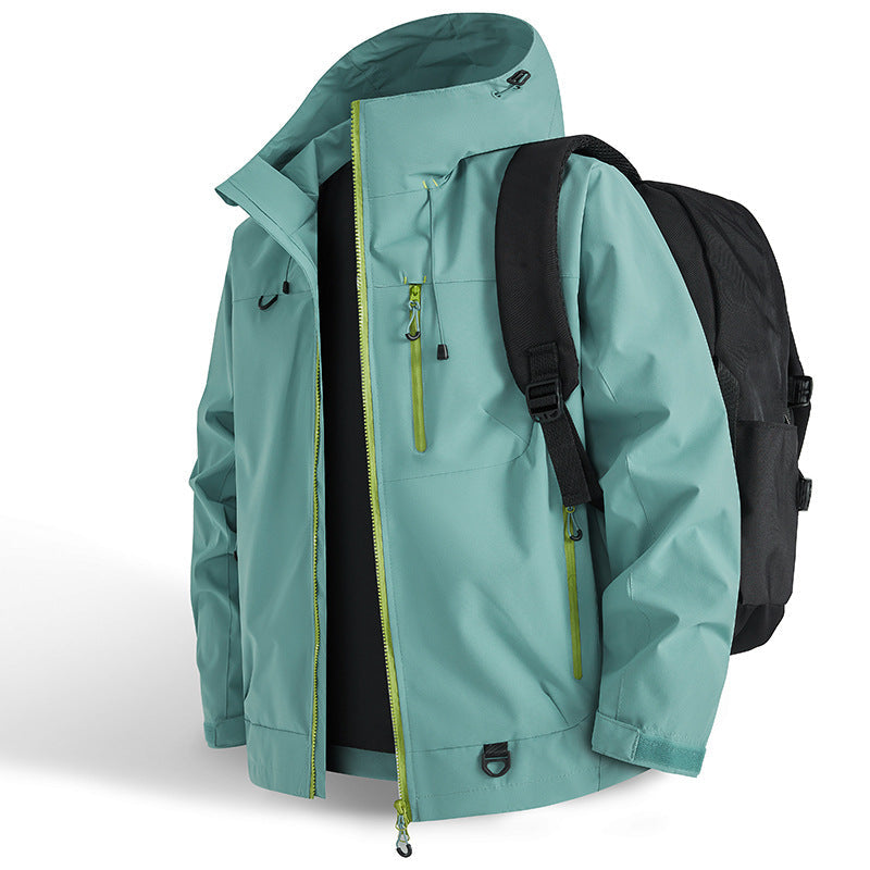 StormGuard – Wasserdichte Sportjacke mit Kapuze