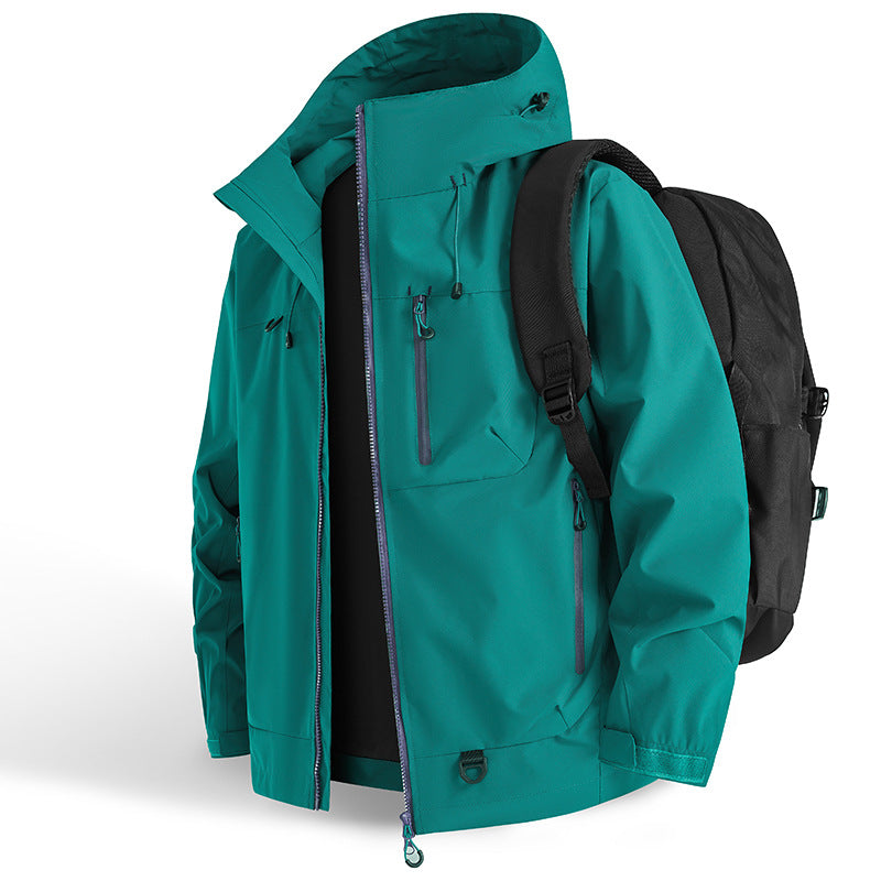 StormGuard – Wasserdichte Sportjacke mit Kapuze