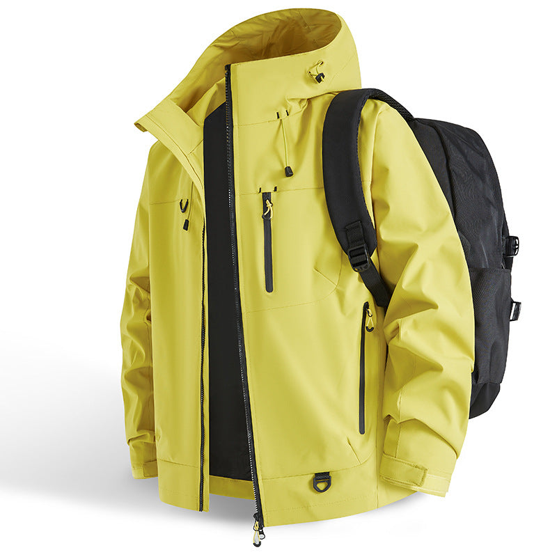StormGuard – Wasserdichte Sportjacke mit Kapuze