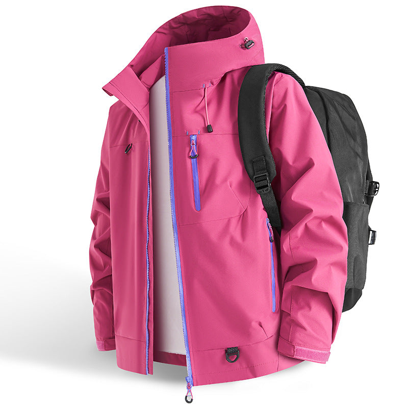 StormGuard – Wasserdichte Sportjacke mit Kapuze
