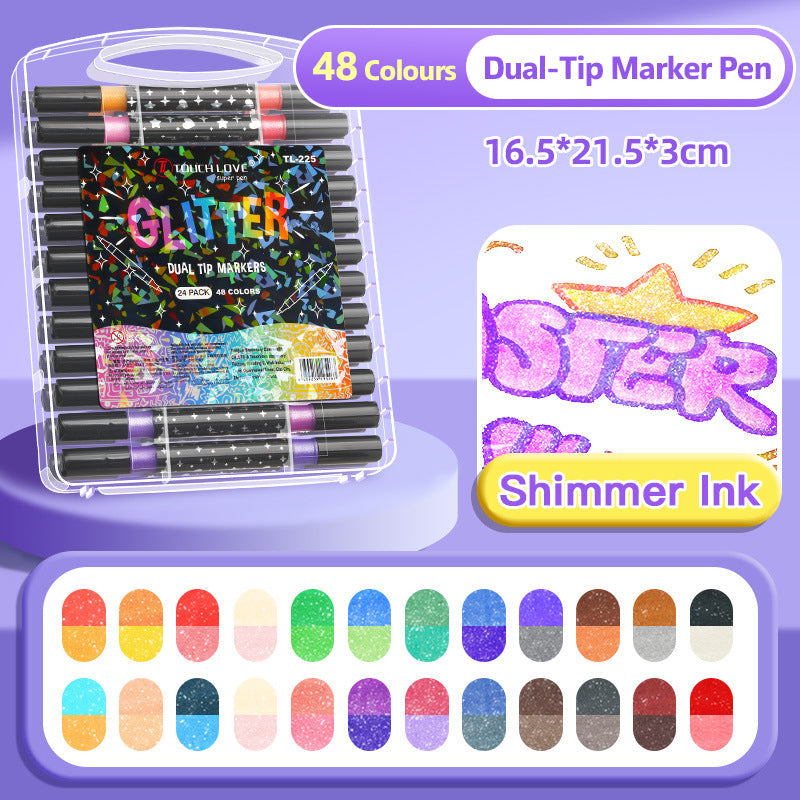 SparkArt – Glitzer-Marker mit zwei Spitzen