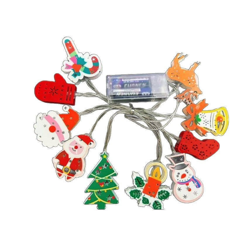 NordicGlow – Weihnachts LED-Eisen-Dekolichterkette