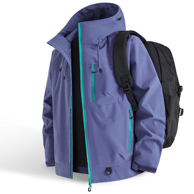 StormGuard – Wasserdichte Sportjacke mit Kapuze
