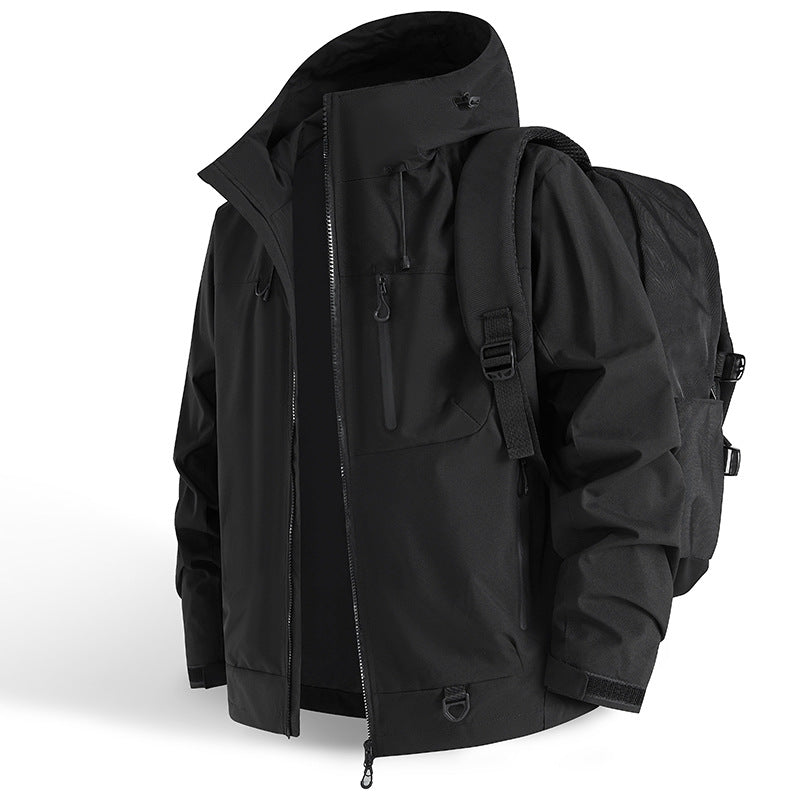 StormGuard – Wasserdichte Sportjacke mit Kapuze