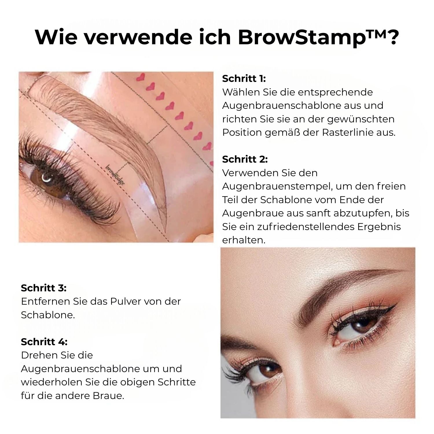 Augenbrauen-Stempel-Styling-Set | 1+1 GRATIS