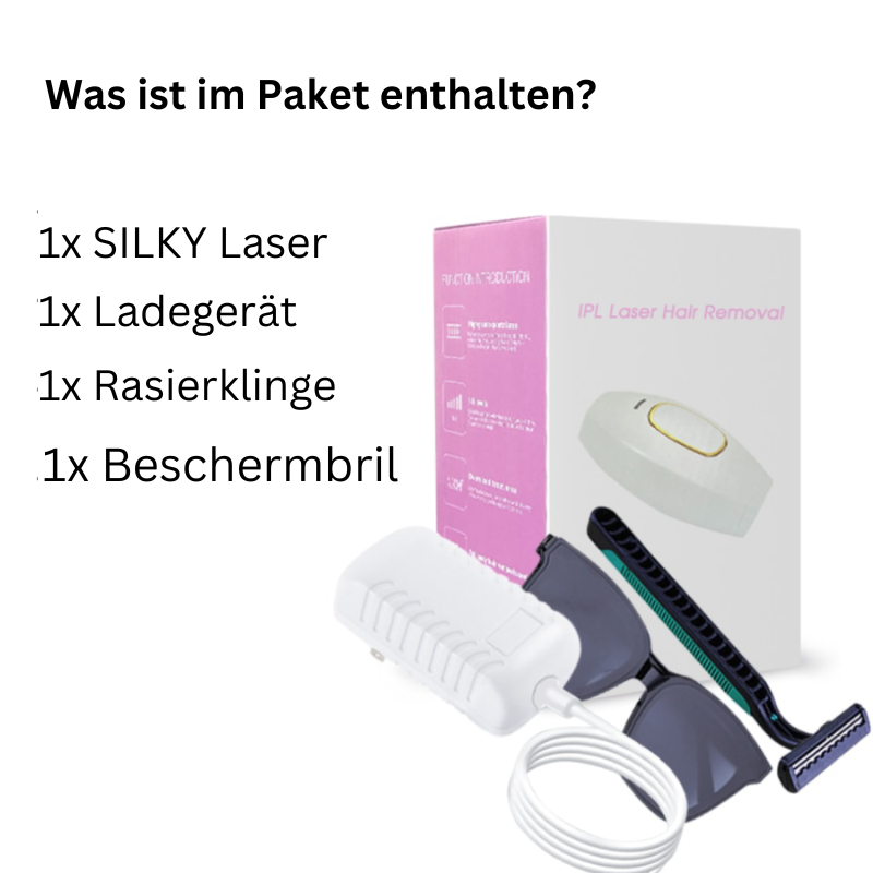 SilkGlow -  Schmerzfreier Laser-Enthaarer | 50% RABATT