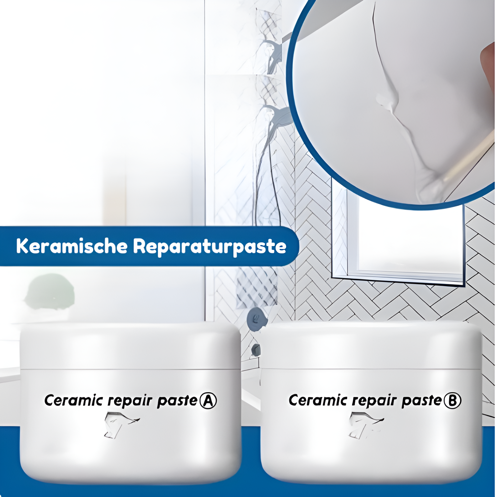 CeramRevive 50G – Die einfache und kostengünstige Lösung zur Fliesenreparatur | 1+1 GRATIS