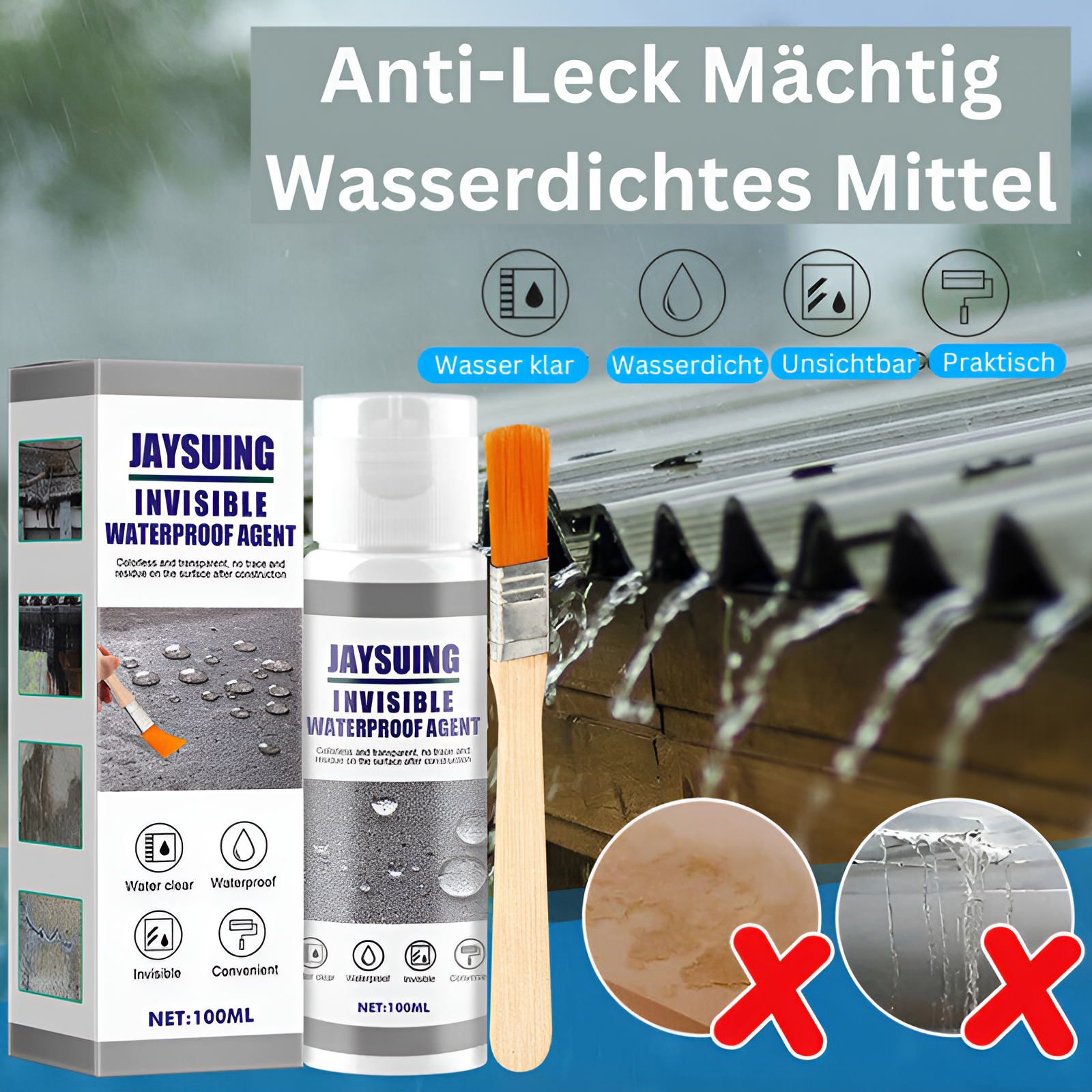 LeakShield - Effektiver Schutz gegen Lecks und Risse – für eine sorgenfreie Zukunft | 1+1 Gratis