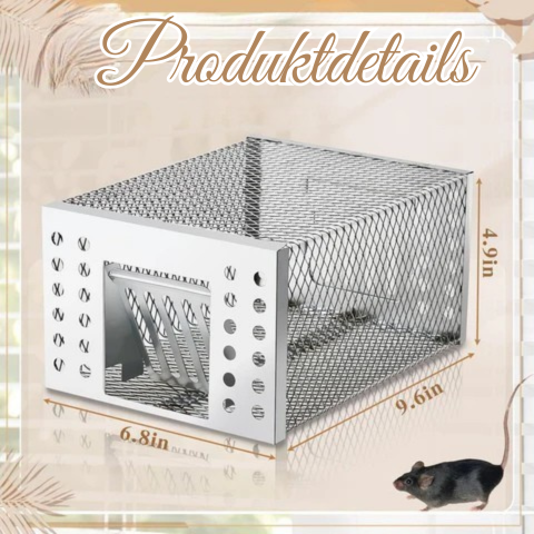 SafeCatch™ – Tierfreundliche Lebendfalle für Sichere & Humane Nagerkontrolle drinnen & draußen | 50% RABATT