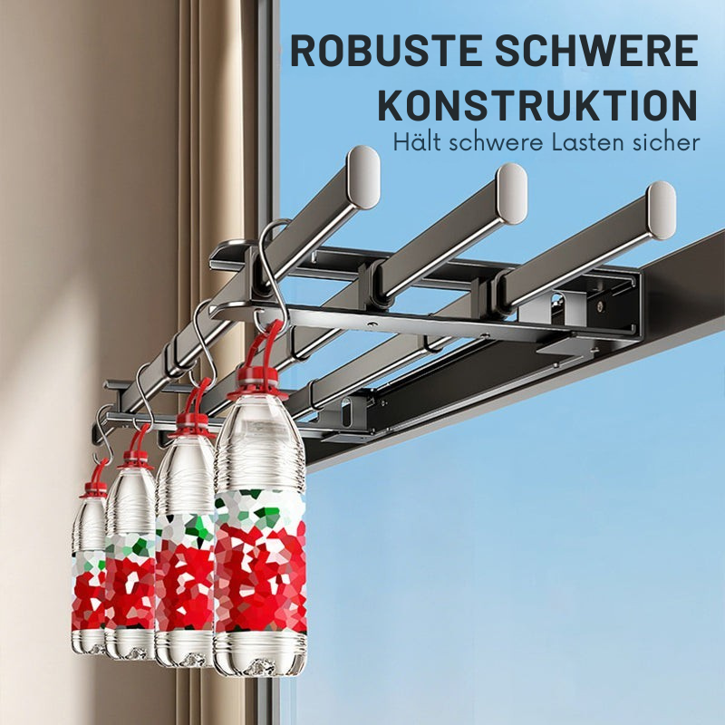 Homeplus – Ausziehbares Wandtrockengestell | 50% RABATT