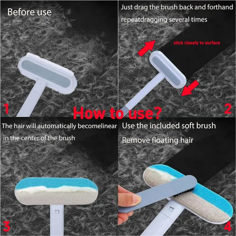 FurSweep™ – Wiederverwendbarer, selbstreinigender Tierhaarentferner | 1+2 GRATIS