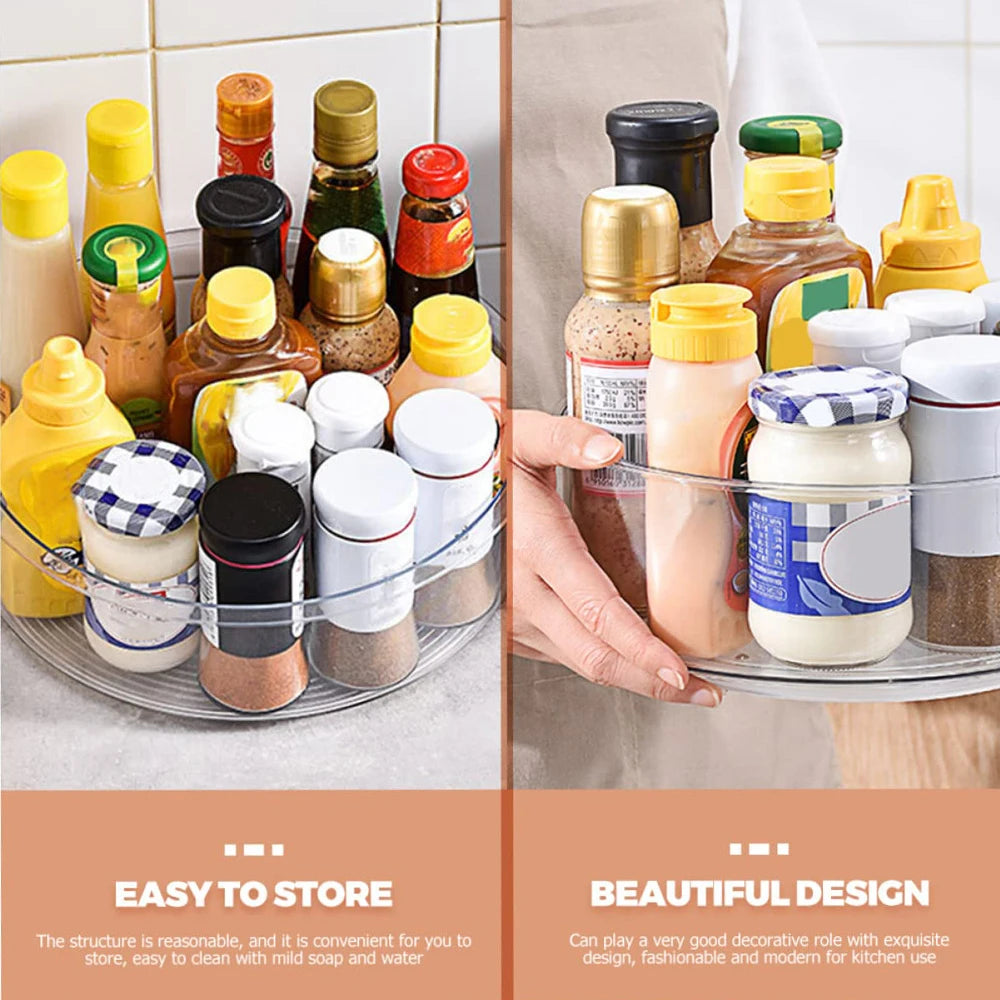 SpinOrganize™ – 360° Drehbarer Aufbewahrungstray | 50% Rabatt