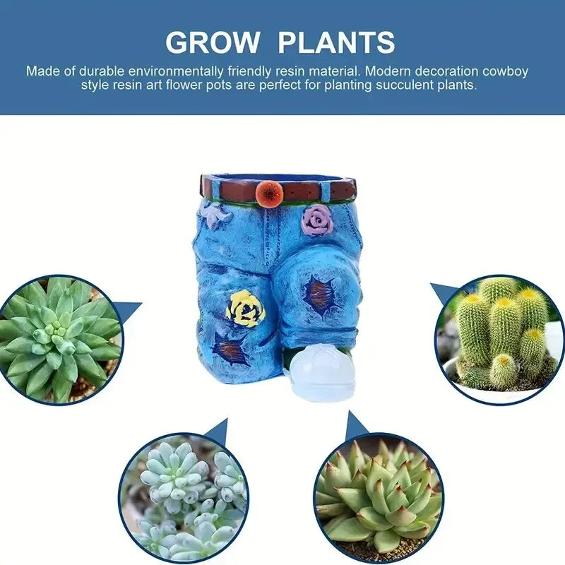 DenimBloom™ – Blumentopf in Jeans-Form | 50% Rabatt