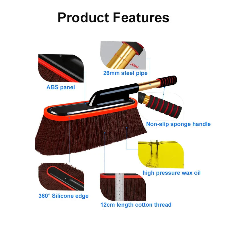 Auto Clean Teleskop-Mikrofaser-Staubentfernungsbürste fürs