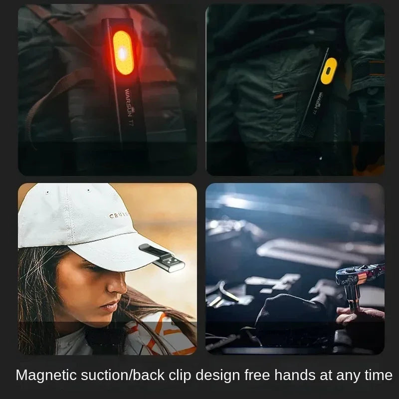 LED Taschenlampe - 800 Lumen, USB Wiederaufladbar, Tragbar & Leicht-3