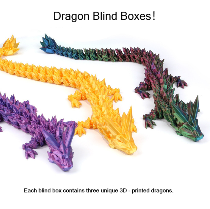 MystikDrache - 3D-Printed Dragon Weihnachts-Blindschachteln | 50% RABATT