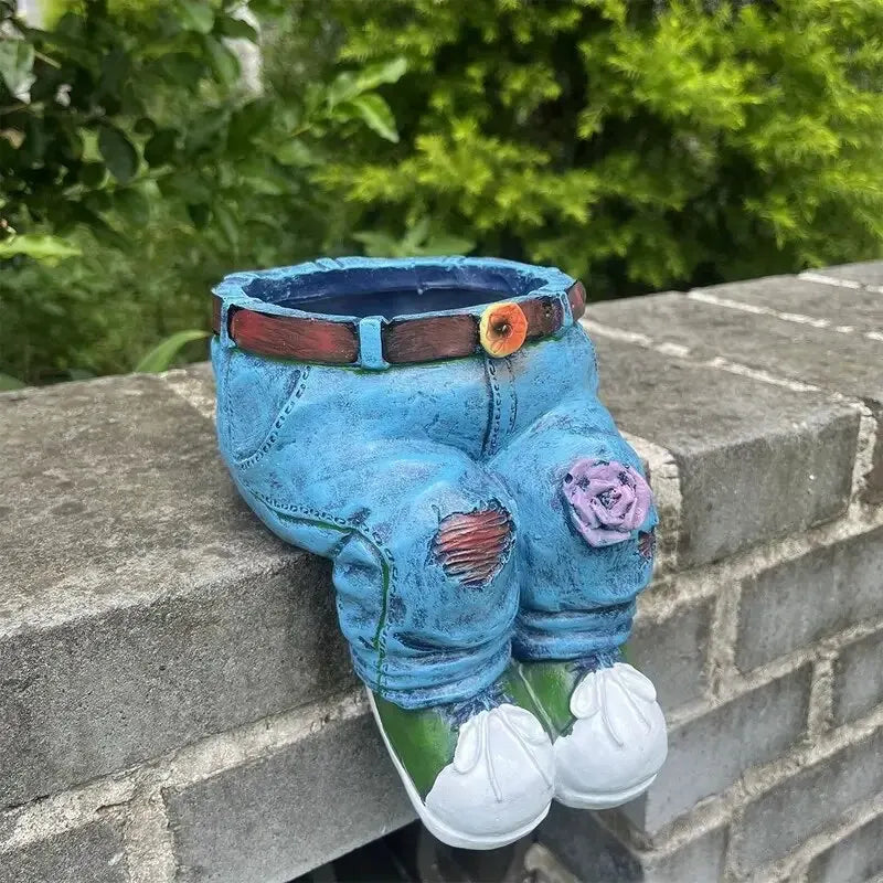 DenimBloom™ – Blumentopf in Jeans-Form | 50% Rabatt