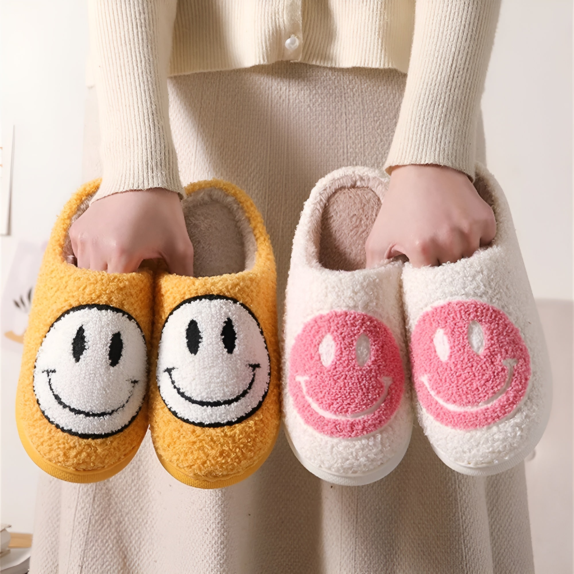 HappyFeet - Smiley-Face-Schuhe | 50% RABATT