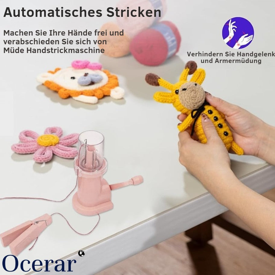 Knitella™ – Automatischer Schnurstricker für müheloses Handarbeiten | 50% RABATT