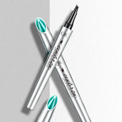 Wasserfester 3D Microblading-Augenbrauenstift mit 4-Gabel-Spitzen