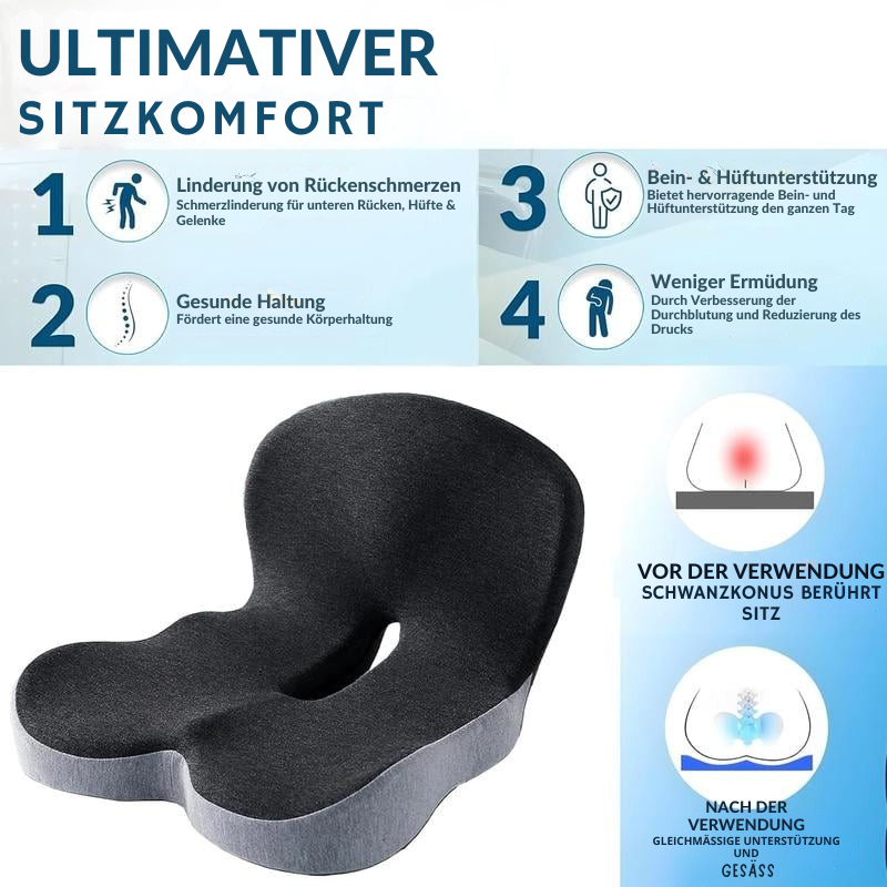 ComfortDrive – Ergonomisches Sitzkissen | 50% RABATT