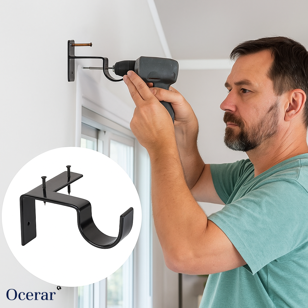 Easyhang – Werkzeugfreie Gardinenhalter | 1+1 Paar GRATIS