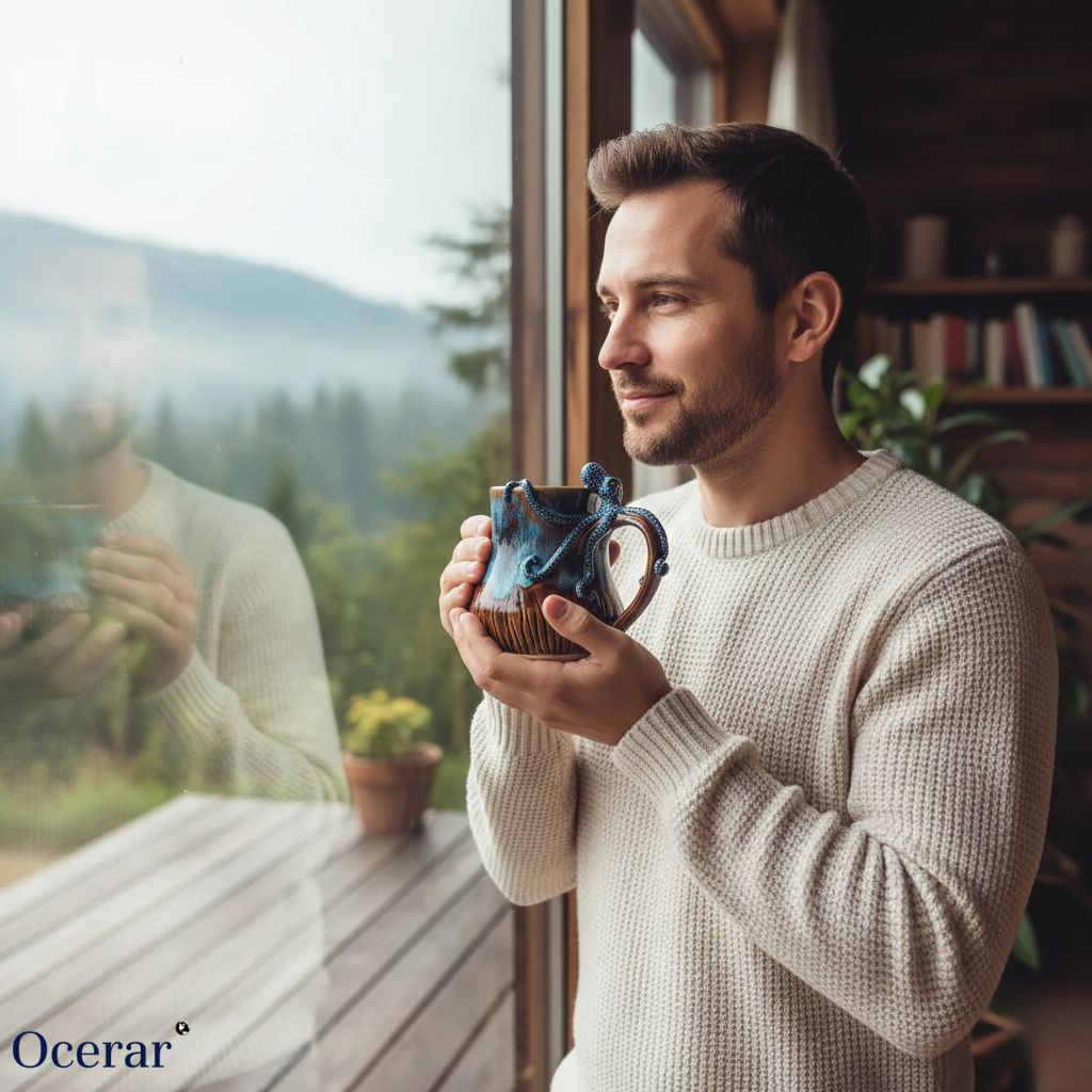 OctoLux – Künstlerische Tentakel-Kaffeetasse | 50% RABATT