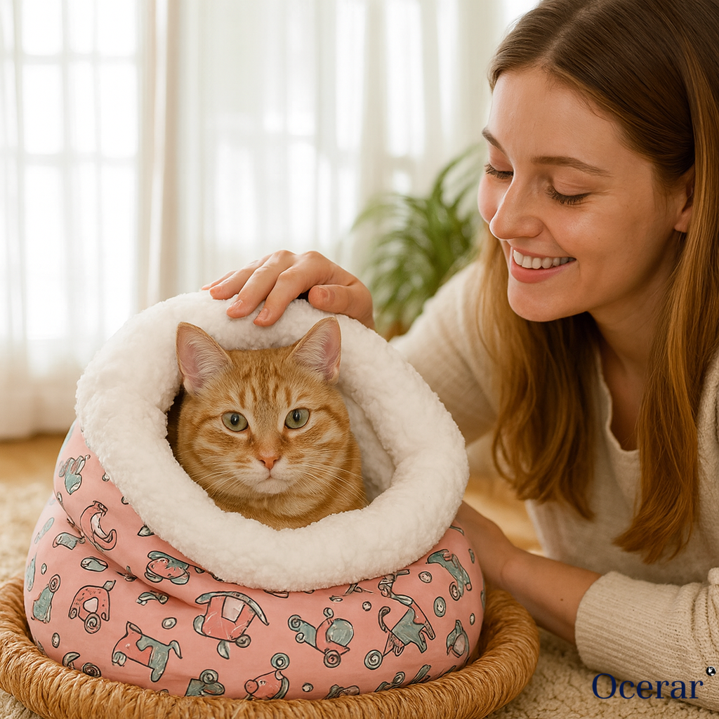 CozyWhiskers – Katzenschlafsack für Wärme & Geborgenheit | 50% RABATT