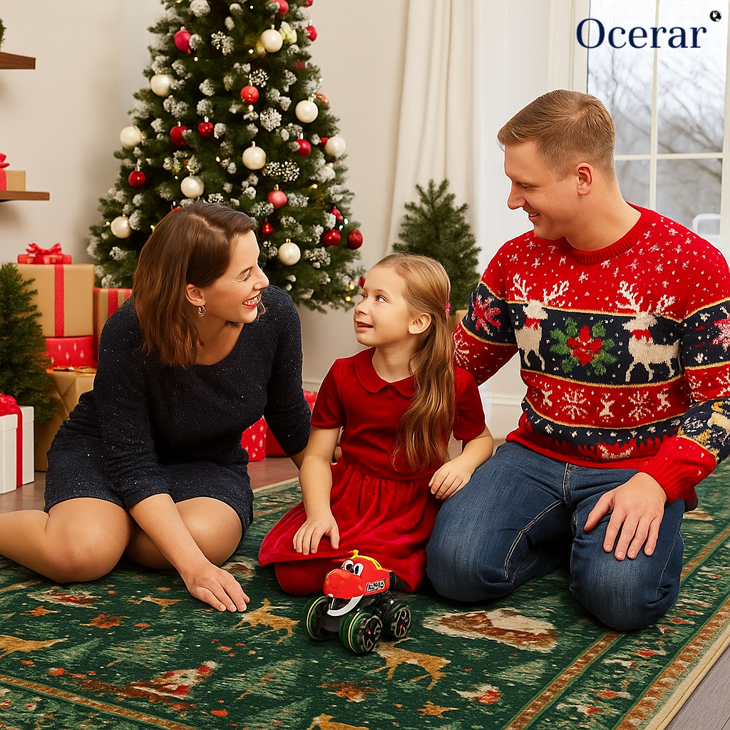 CozyChristmas – Weicher, rutschfester Weihnachts-Teppich | 50% RABATT